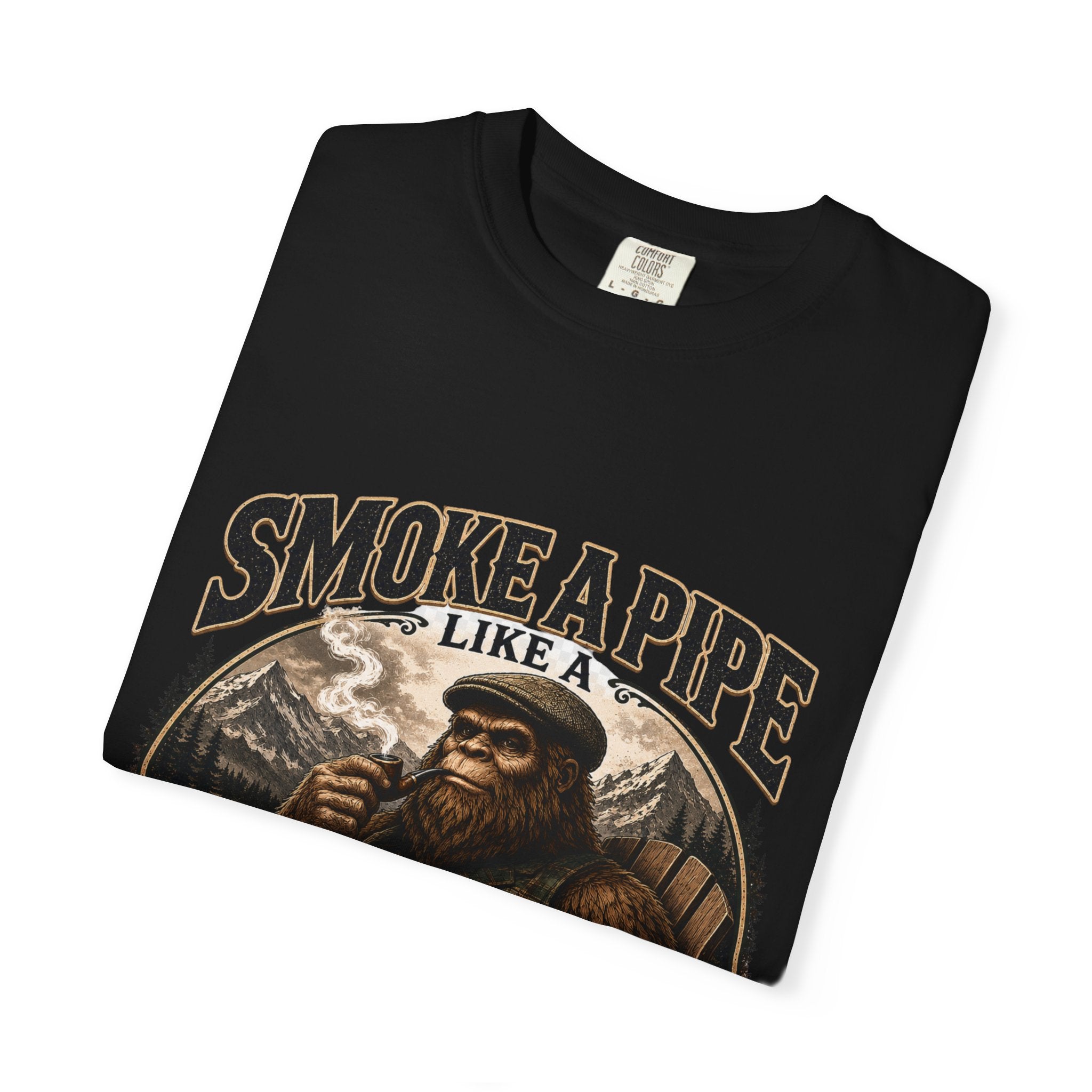 Pipe-Smoking Legend T-Shirt — Smoke a Pipe Like a Legend Vintage Graphic Tee