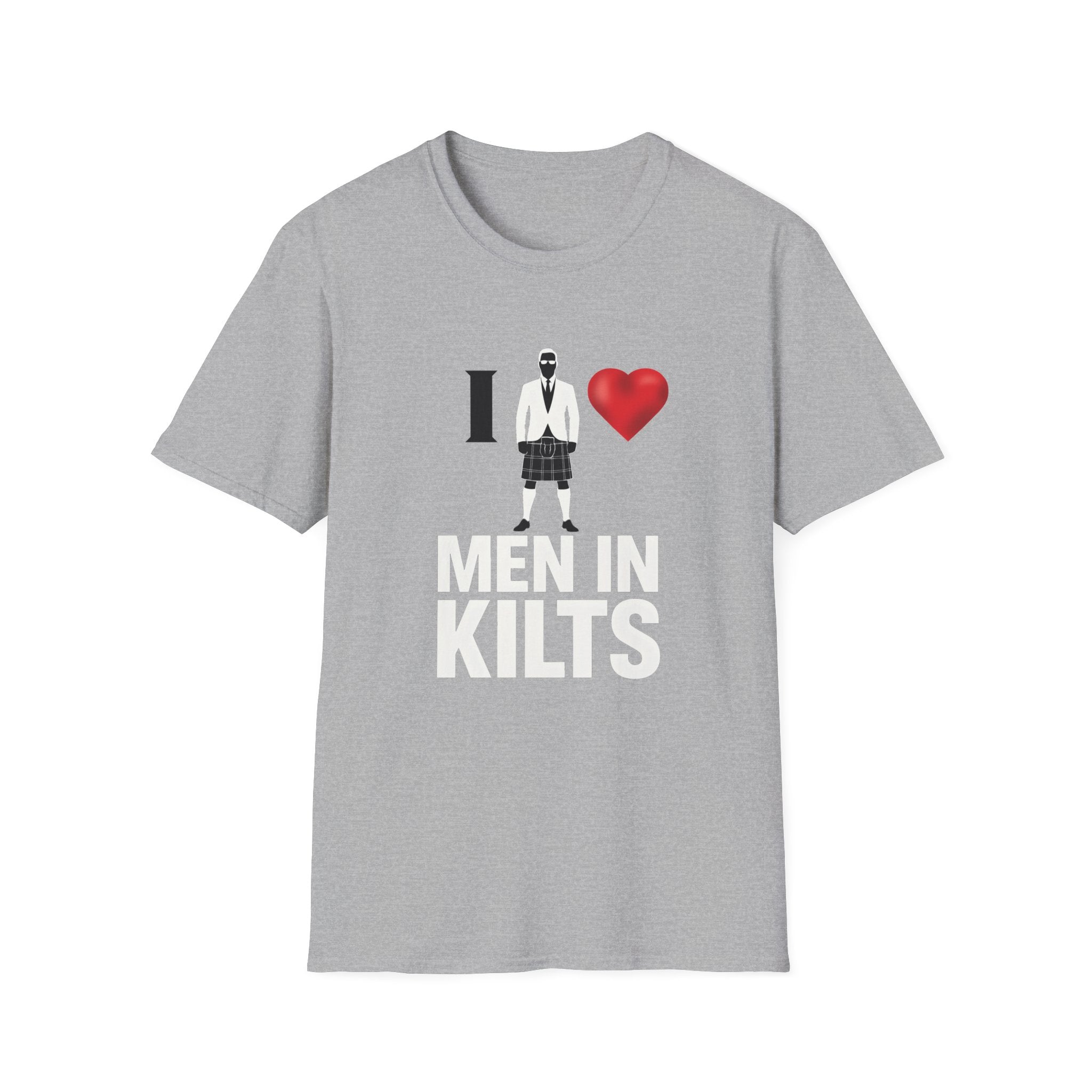 I  Men in Kilts T-Shirt — Scottish Pride Novelty Tee