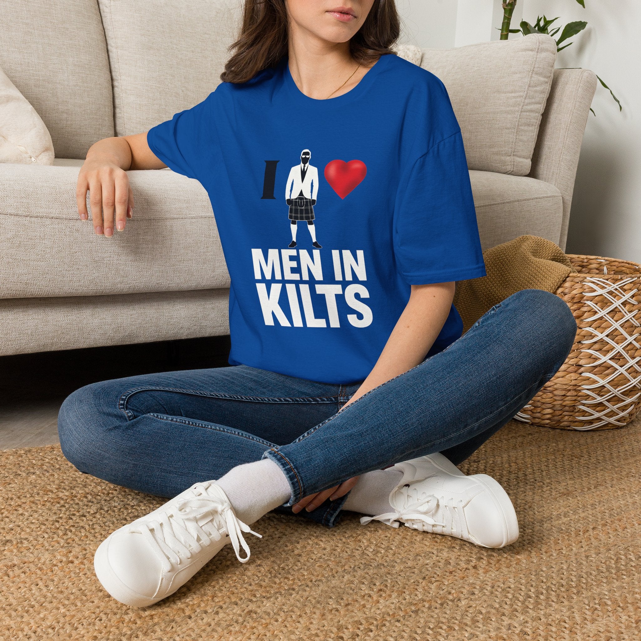 I  Men in Kilts T-Shirt — Scottish Pride Novelty Tee