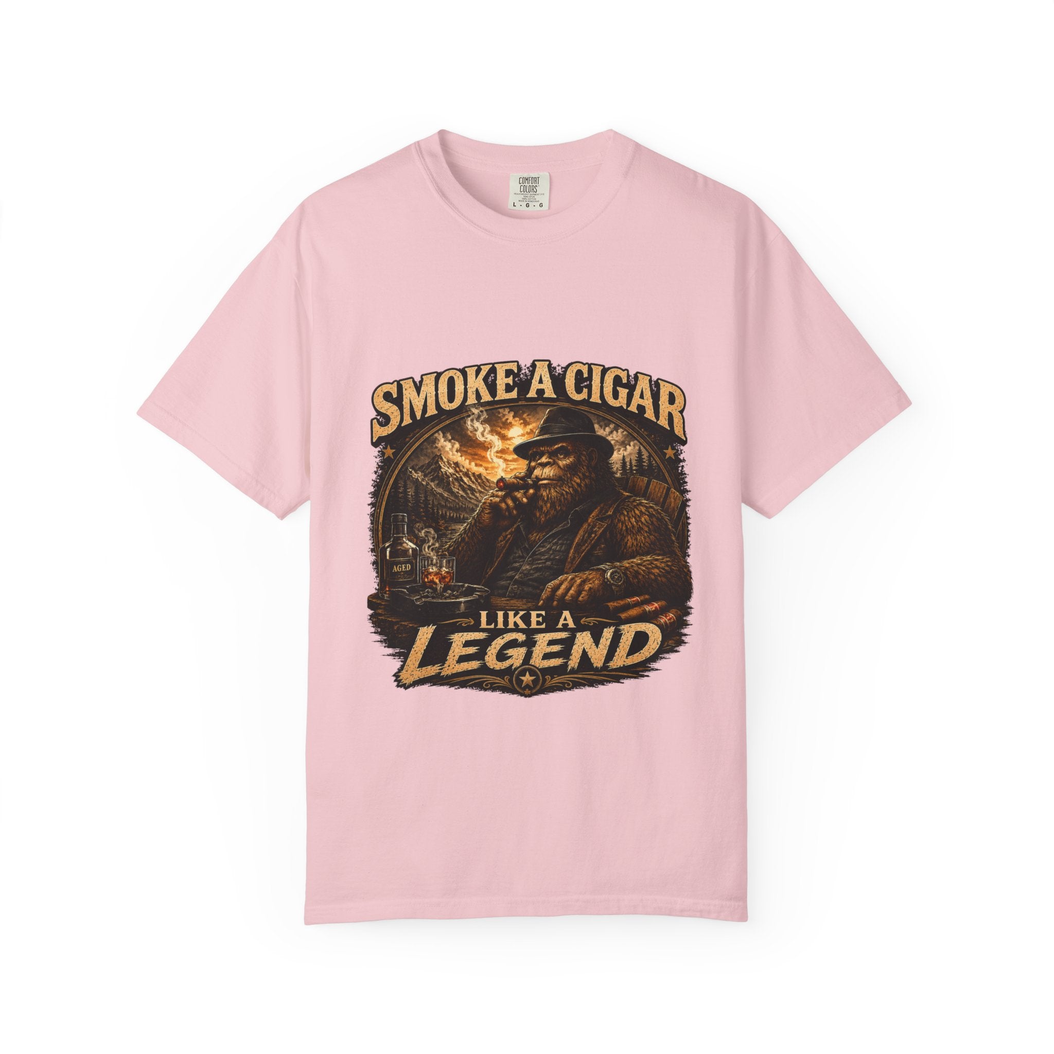 Smoke a Cigar Like a Legend T-Shirt — Vintage Cigar Lover Tee