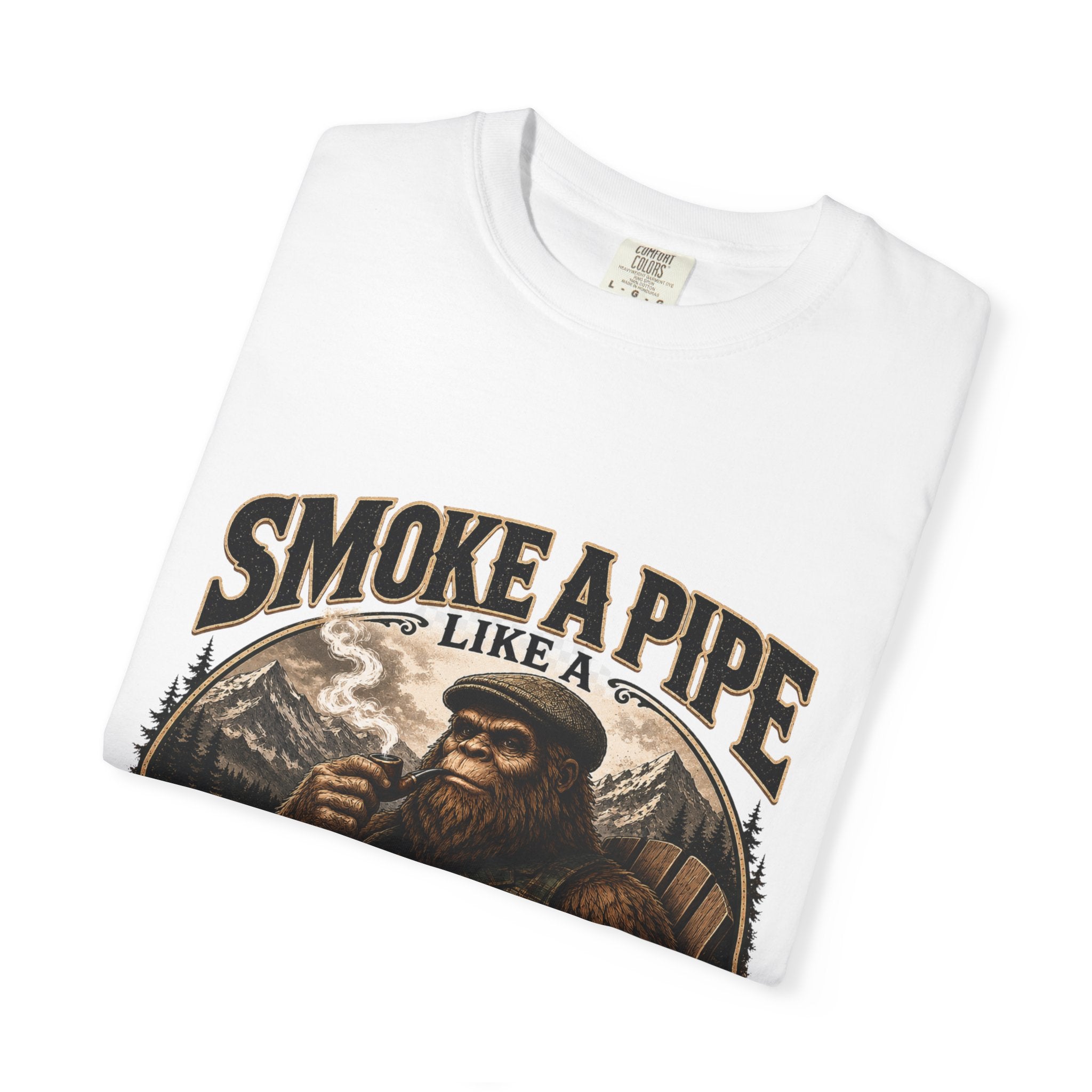 Pipe-Smoking Legend T-Shirt — Smoke a Pipe Like a Legend Vintage Graphic Tee