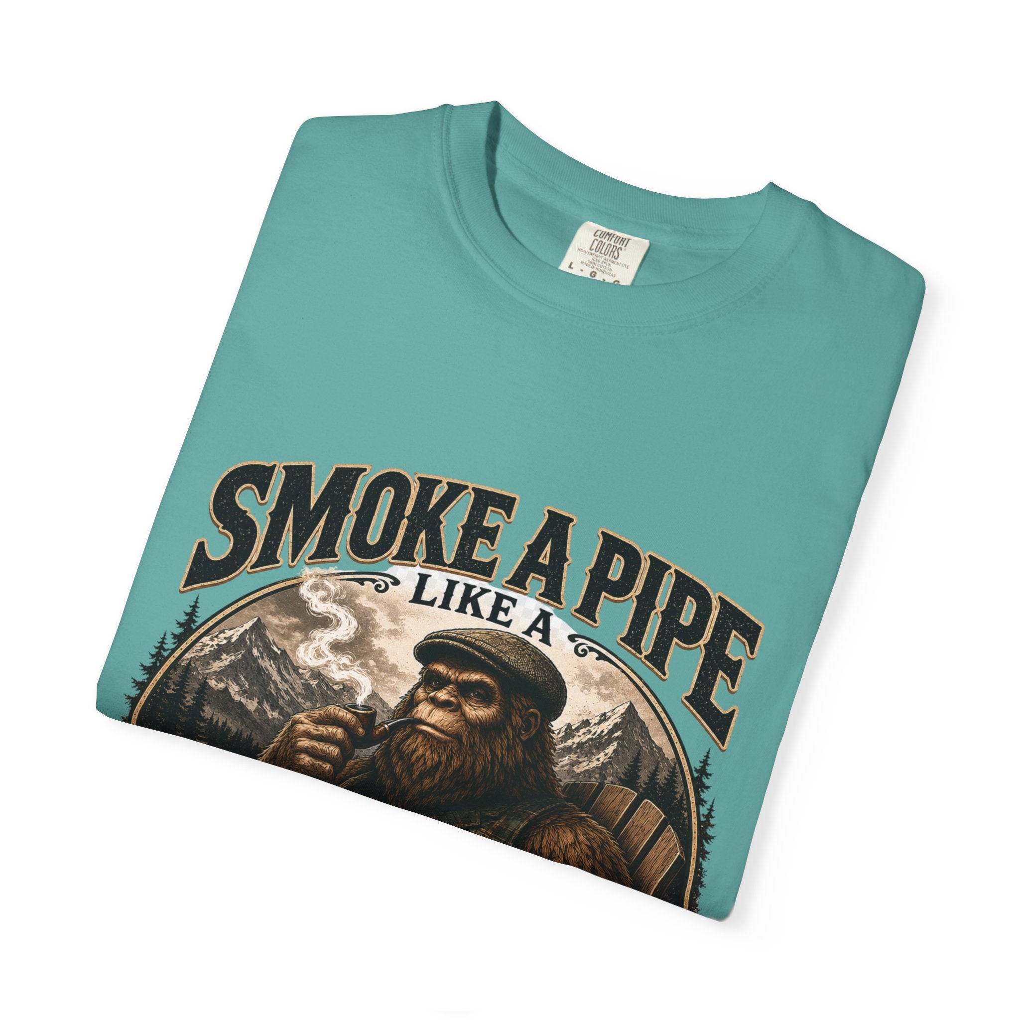 Pipe-Smoking Legend T-Shirt — Smoke a Pipe Like a Legend Vintage Graphic Tee