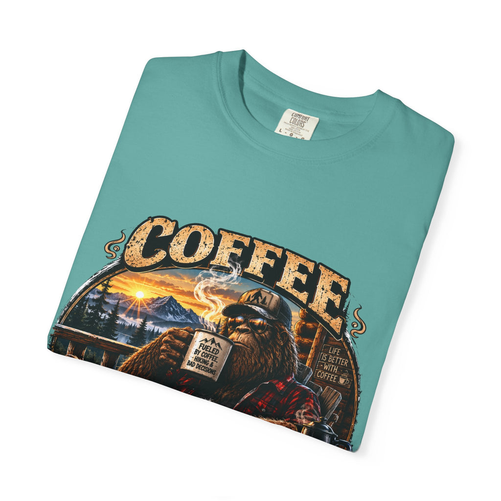 Coffee Like a Legend T-Shirt — Vintage Sasquatch Coffee Graphic Tee