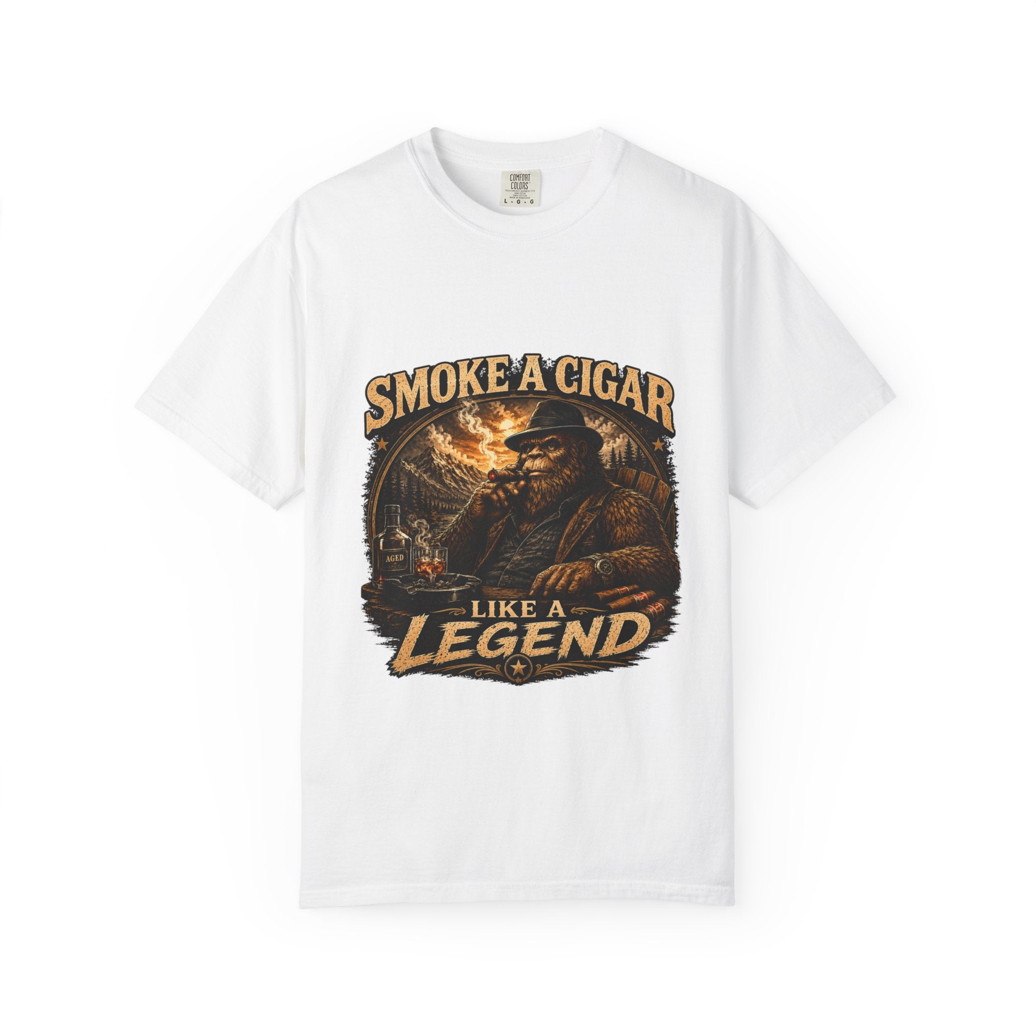 Smoke a Cigar Like a Legend T-Shirt — Vintage Cigar Lover Tee