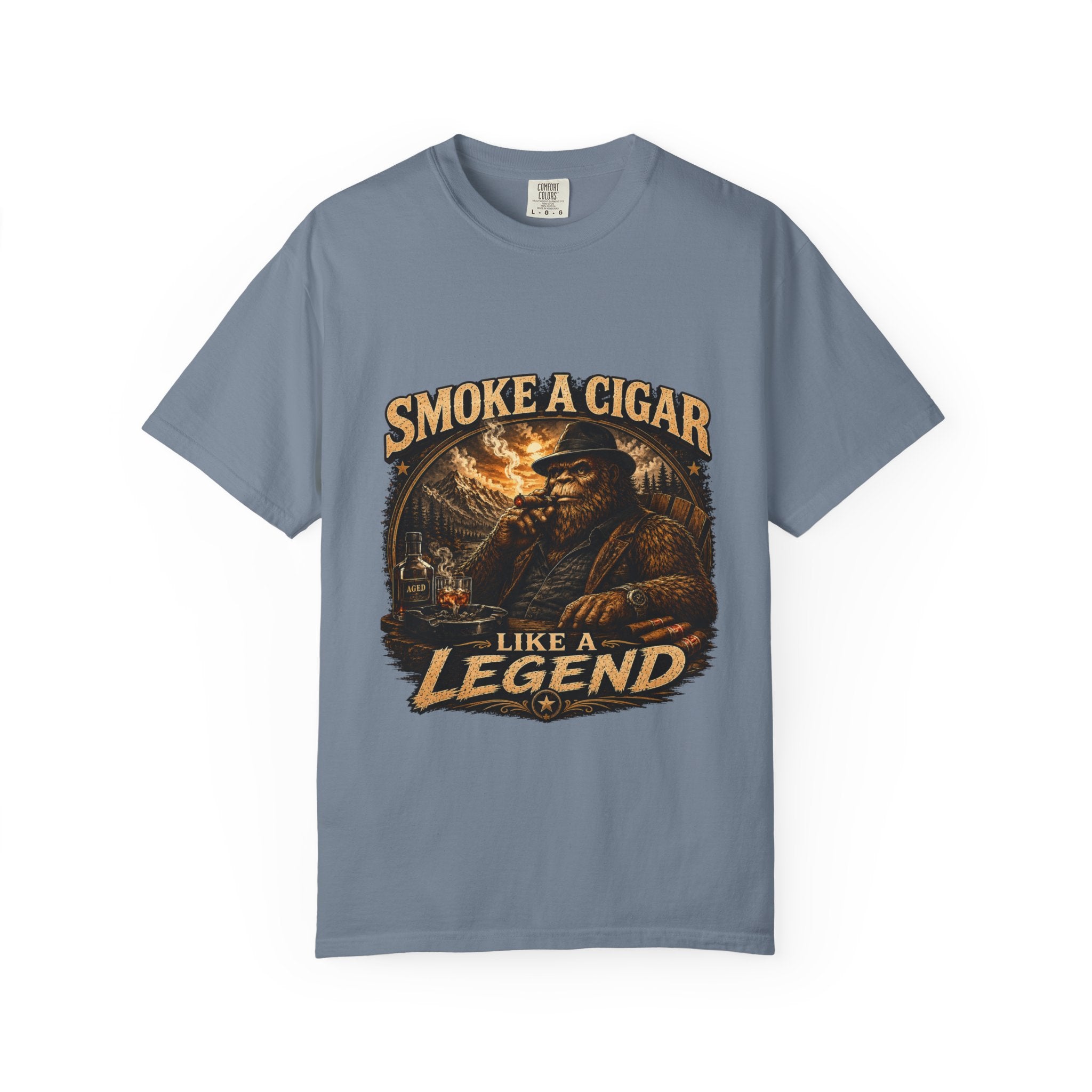 Smoke a Cigar Like a Legend T-Shirt — Vintage Cigar Lover Tee
