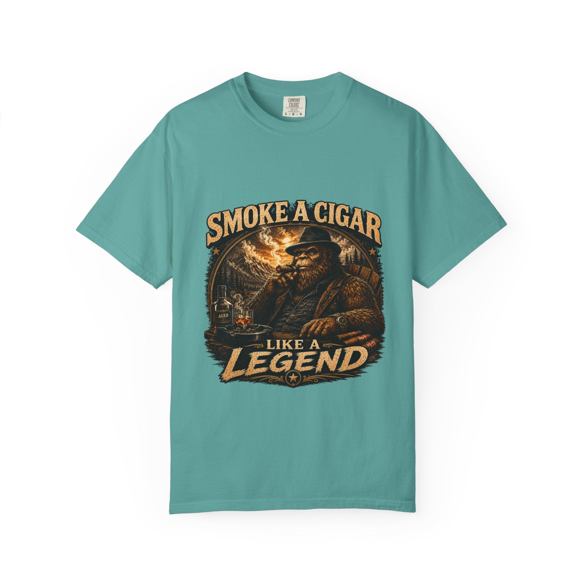 Smoke a Cigar Like a Legend T-Shirt — Vintage Cigar Lover Tee
