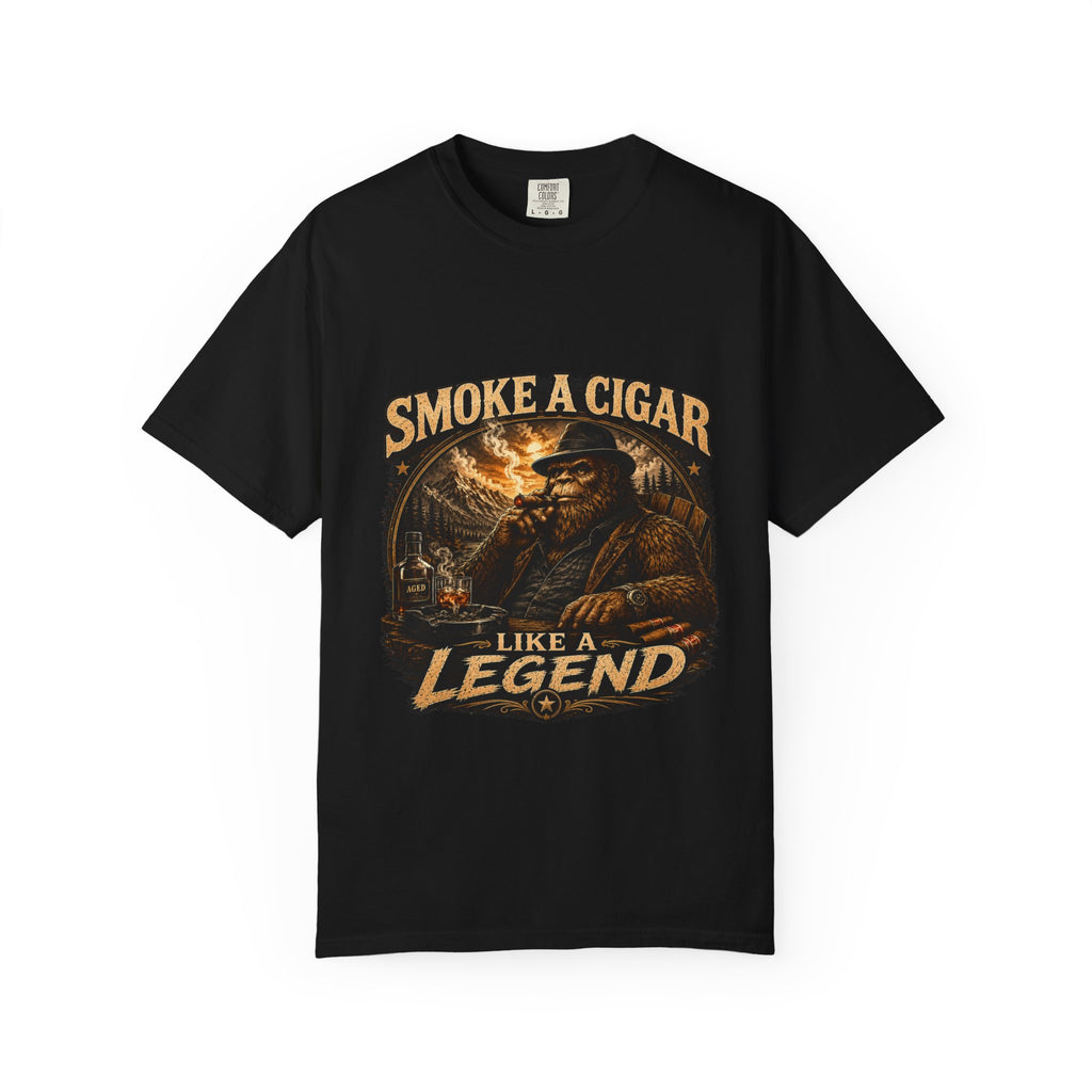 Smoke a Cigar Like a Legend T-Shirt — Vintage Cigar Lover Tee