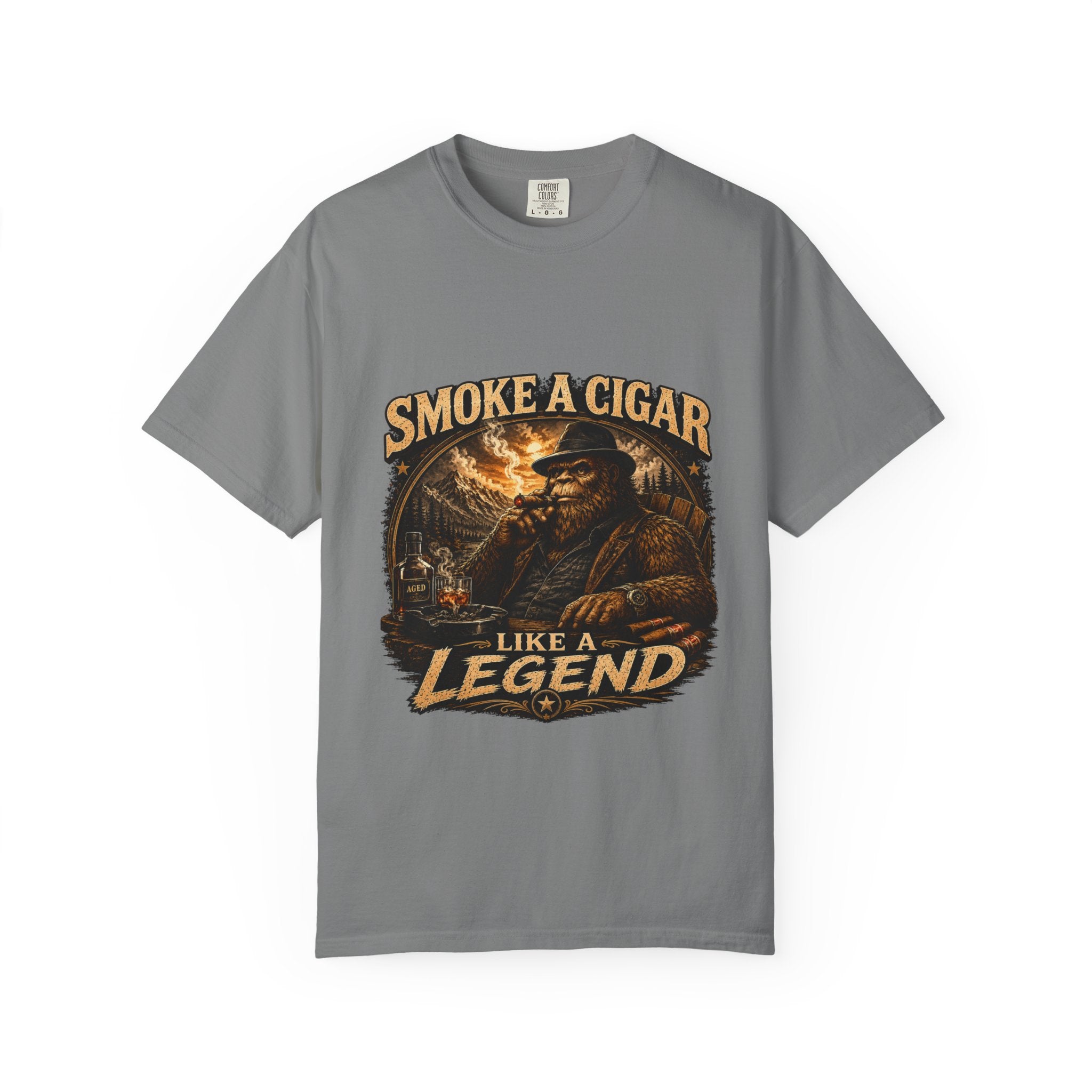 Smoke a Cigar Like a Legend T-Shirt — Vintage Cigar Lover Tee