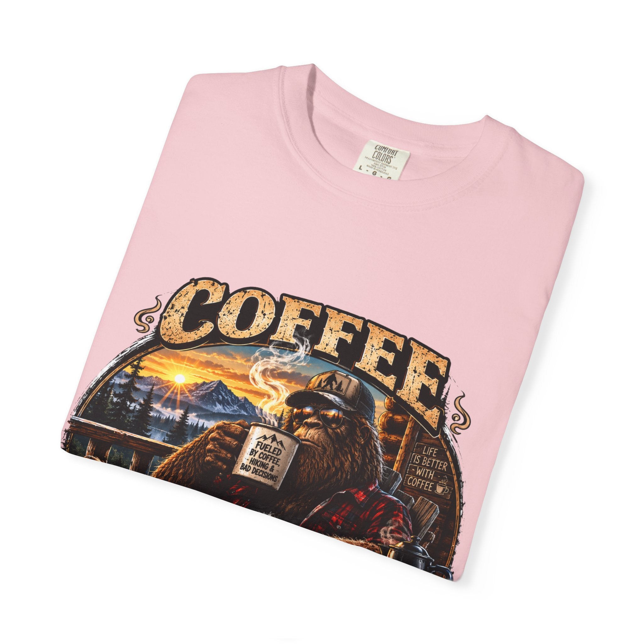 Coffee Like a Legend T-Shirt — Vintage Sasquatch Coffee Graphic Tee